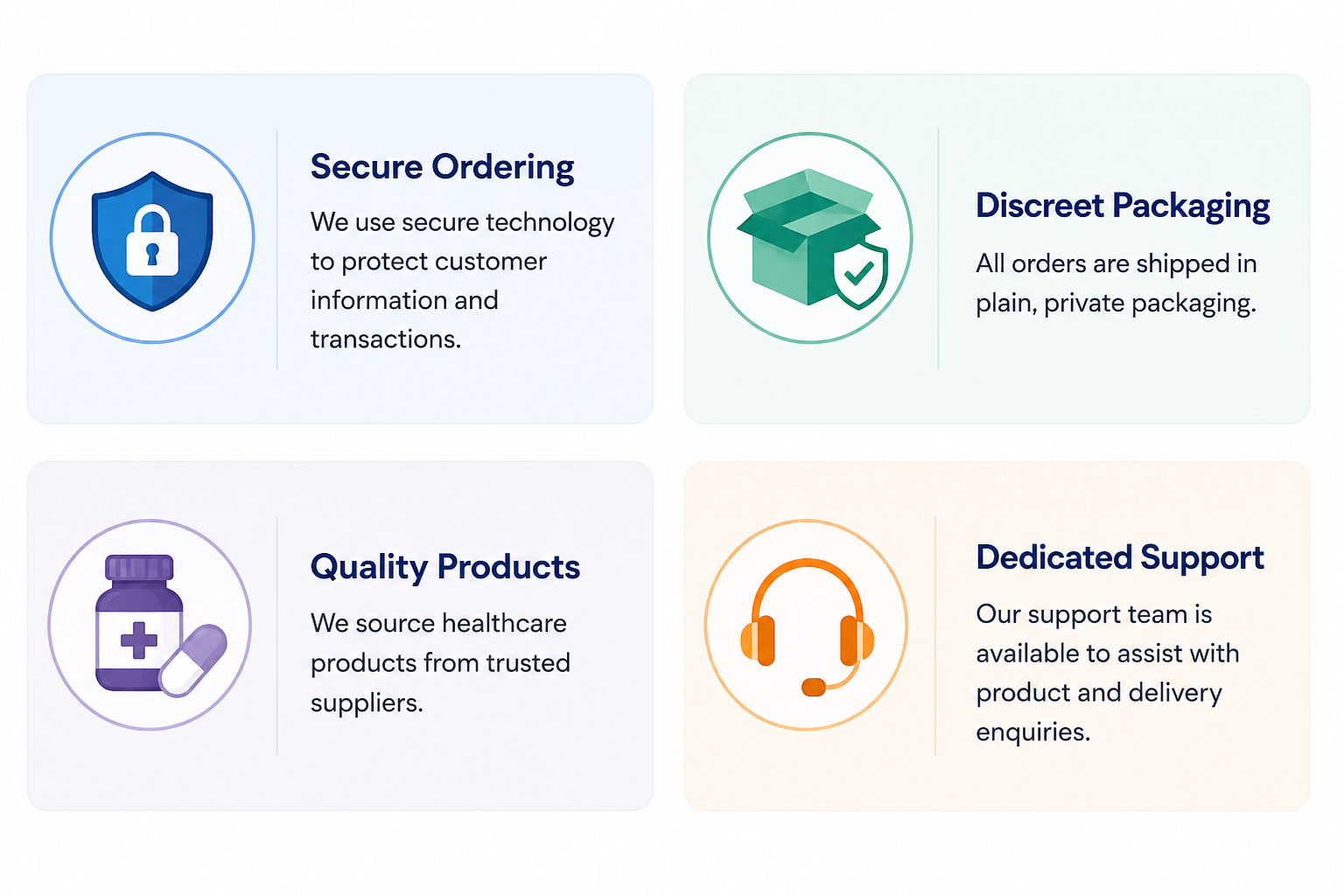 Secure, Private & Customer Focused
